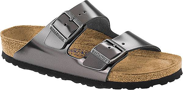 Birkenstock Women's Arizona Soft Footbed Metallic Sandals