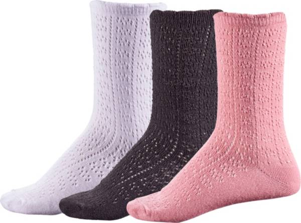 CALIA Women's Lifestyle Pointelle Socks - 3 Pack