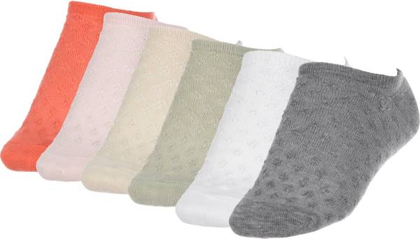 CALIA Women's Texture Trainer Socks - 6 Pack