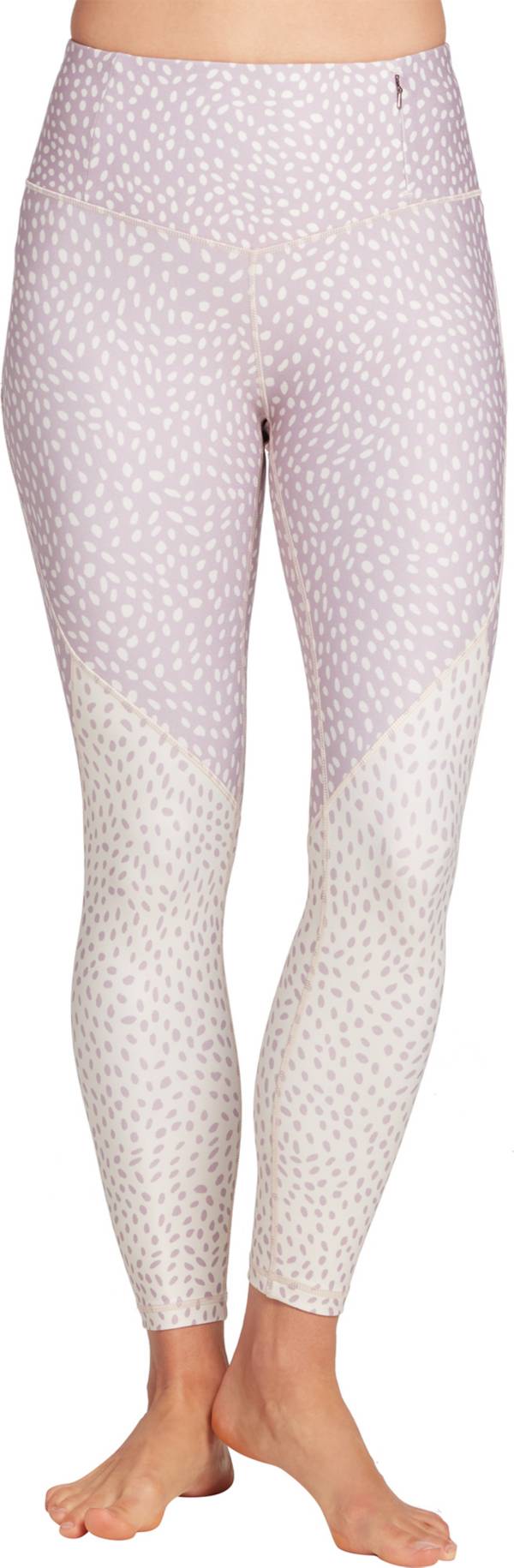 CALIA Women's Essential Print Blocked Leggings