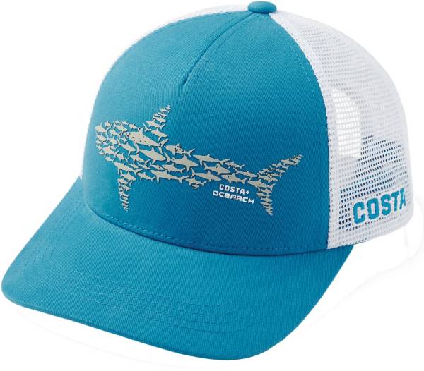 I Love Shark Mesh Caps Adjustable Unisex Snapback Trucker Cap