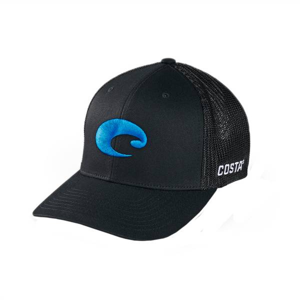 Costa Del Mar Men's Flex Fit Logo Trucker Hat