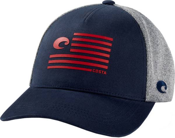 Costa Del Mar Men's Pride Logo Trucker Hat