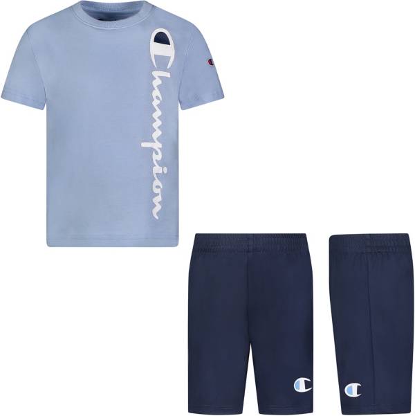 Champion Little Boys' Vertical Script T-Shirt and Shorts Set product image