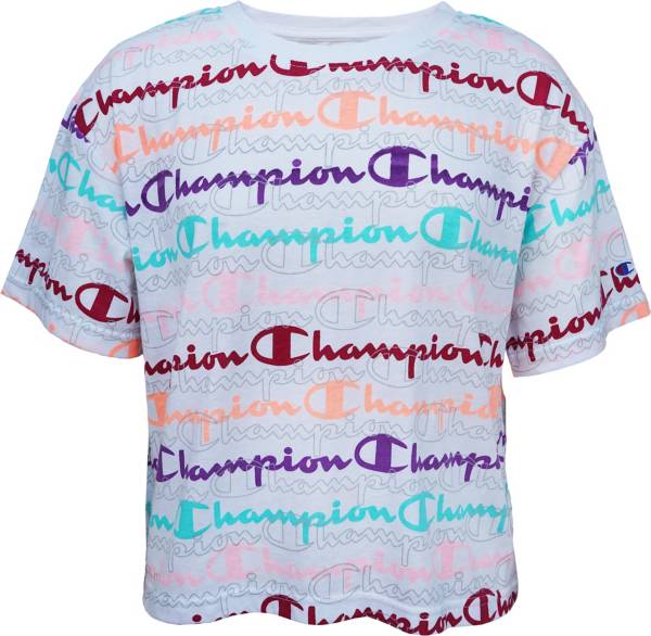 Champion Girls' Boxy Short Sleeve T-Shirt