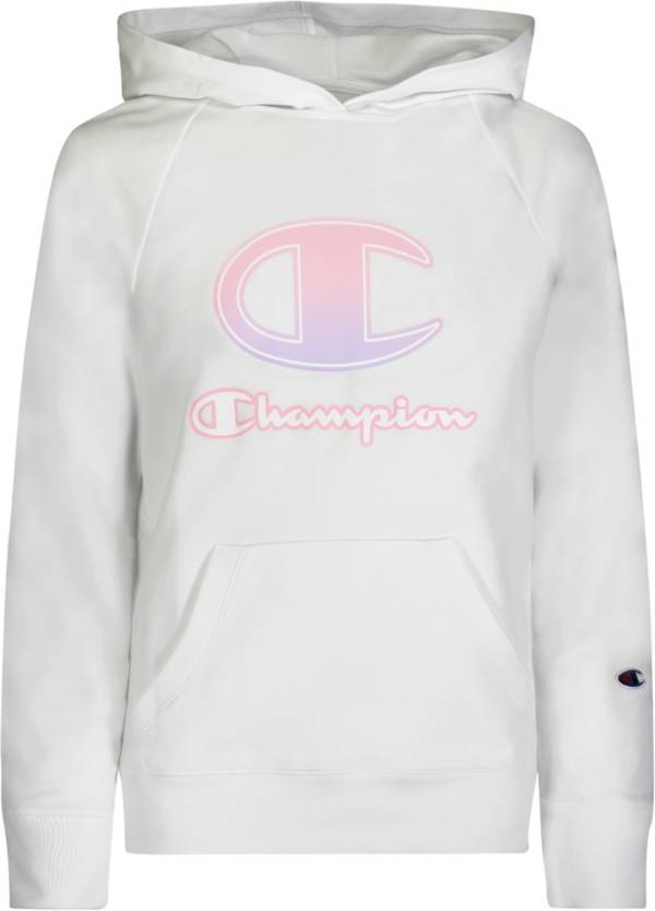 Champion Girls' Ombre Script French Terry Hoodie