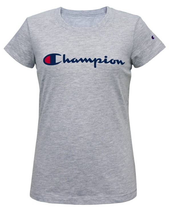 Champion Girls' Solid Graphic T-Shirt