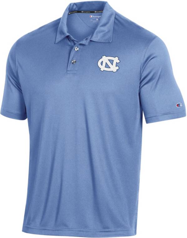 Champion Men's North Carolina Tar Heels Carolina Blue Performance Polo