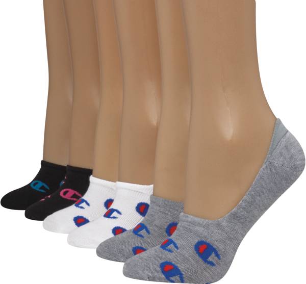 Champion Women's Invisible Liner Socks 6-pack