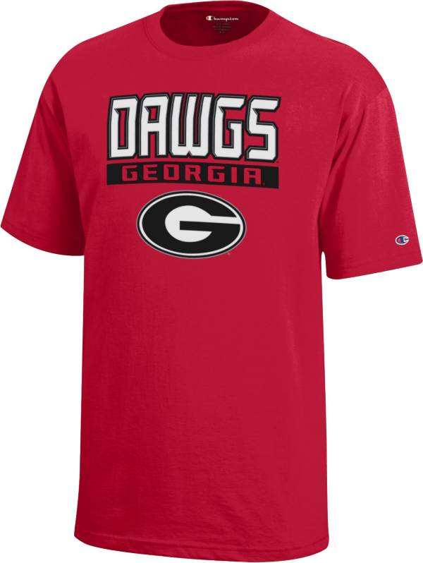 Champion Youth Georgia Bulldogs Red Jersey T-Shirt