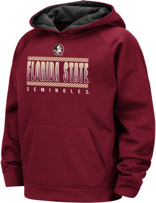 Colosseum Boys' Florida State Seminoles Garnet Raglan Pullover Hoodie