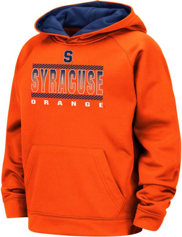 Colosseum Boys' Syracuse Orange Orange Raglan Pullover Hoodie