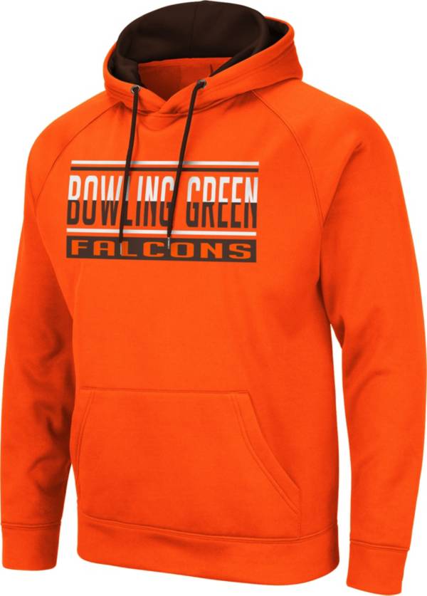 Colosseum Men's Bowling Green Falcons Orange Pullover Hoodie