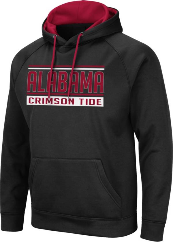 Colosseum Men's Alabama Crimson Tide Pullover Black Hoodie