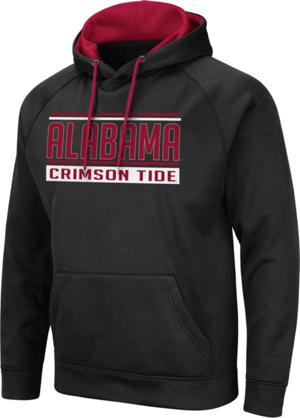 Colosseum Men's Alabama Crimson Tide Pullover Black Hoodie product image
