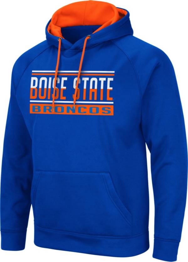 Colosseum Men's Boise State Broncos Blue Pullover Hoodie