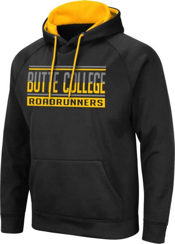 Colosseum Men's Butte College Roadrunners Pullover Black Hoodie