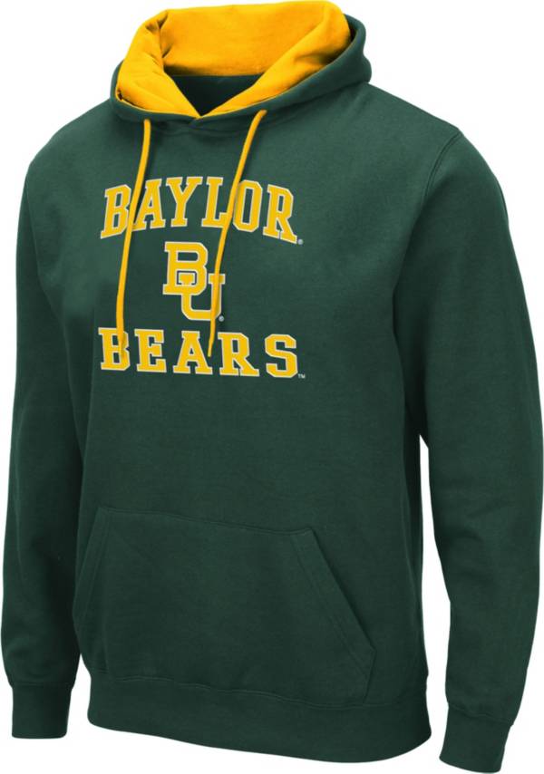 Colosseum Men's Baylor Bears Green Pullover Hoodie