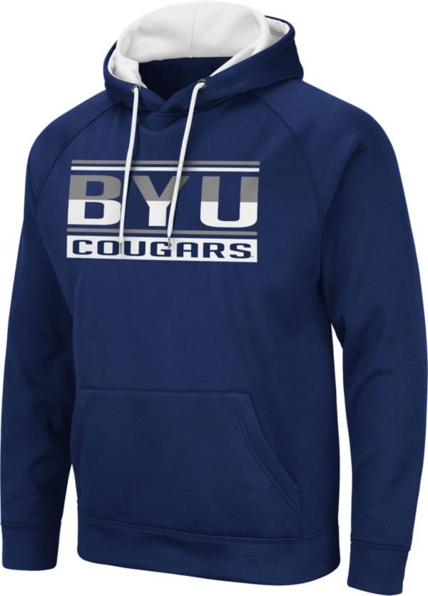 Colosseum Men's BYU Cougars Blue Pullover Hoodie
