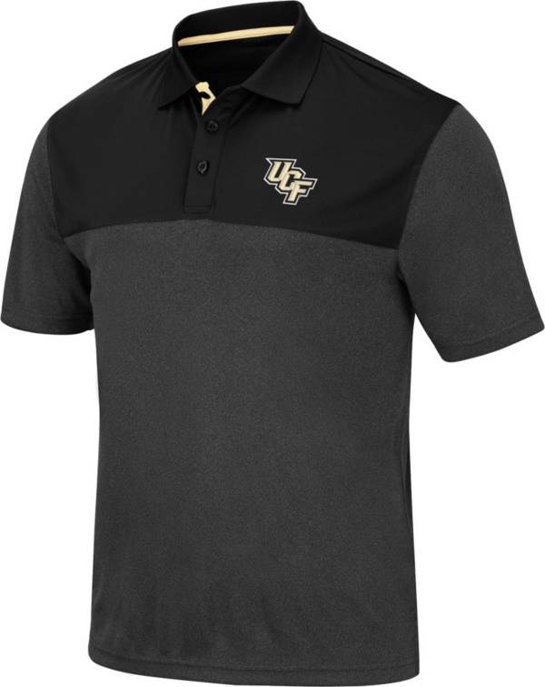 Colosseum Men's UCF Knights Links Black Polo