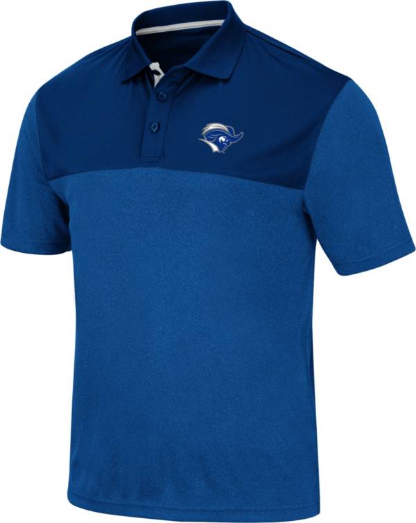 Colosseum Men's Christopher Newport Captains Royal Blue Links Polo