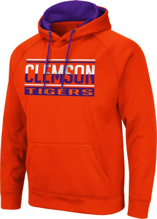 Colosseum Men's Clemson Tigers Orange Pullover Hoodie