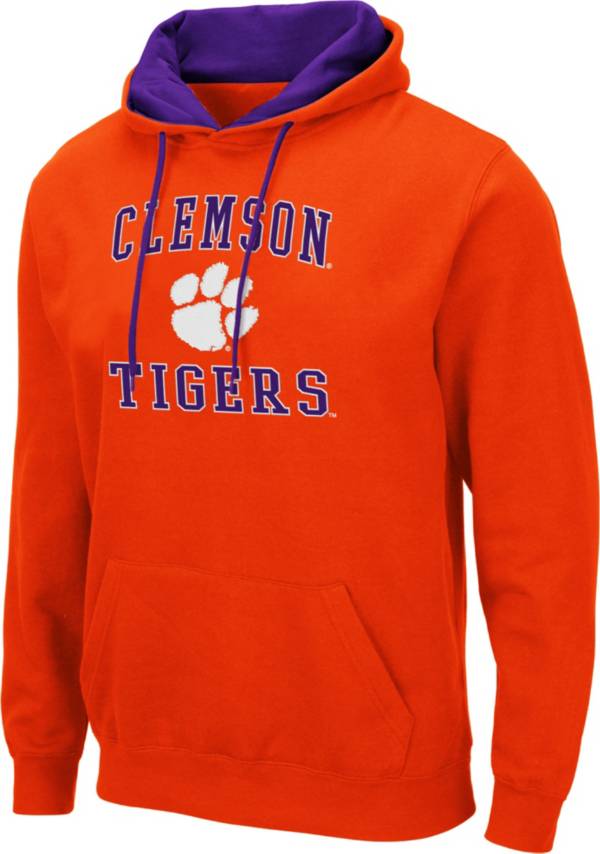 Colosseum Men's Clemson Tigers Orange Pullover Hoodie