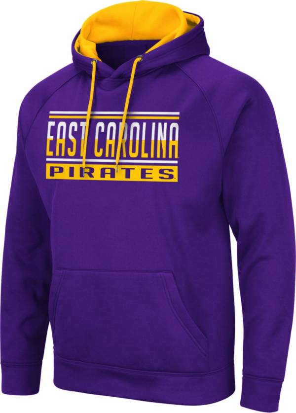 Colosseum Men's East Carolina Pirates Purple Pullover Hoodie