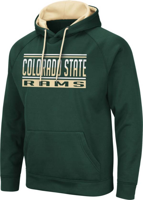 Colosseum Men's Colorado State Rams Green Pullover Hoodie