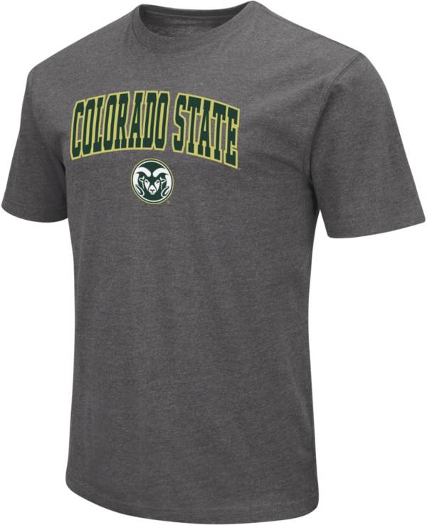 Colosseum Men's Colorado State Rams Grey T-Shirt