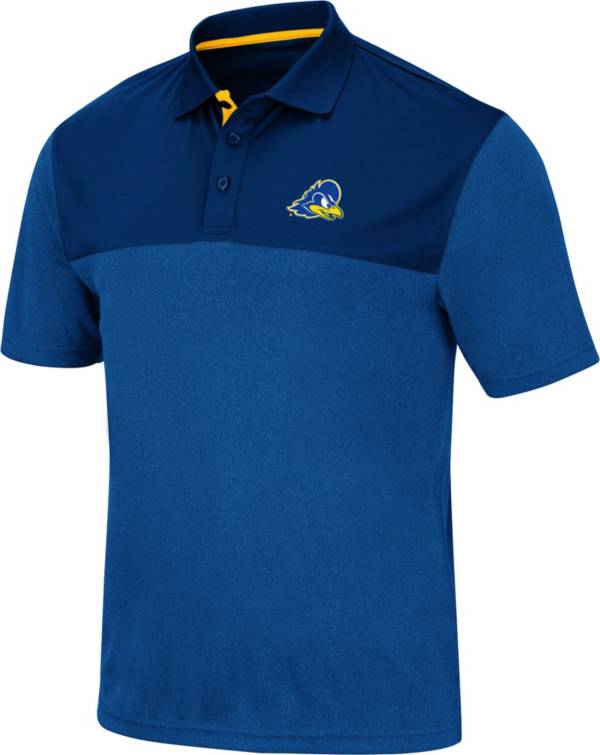 Colosseum Men's Delaware Fightin' Blue Hens Blue Links Polo