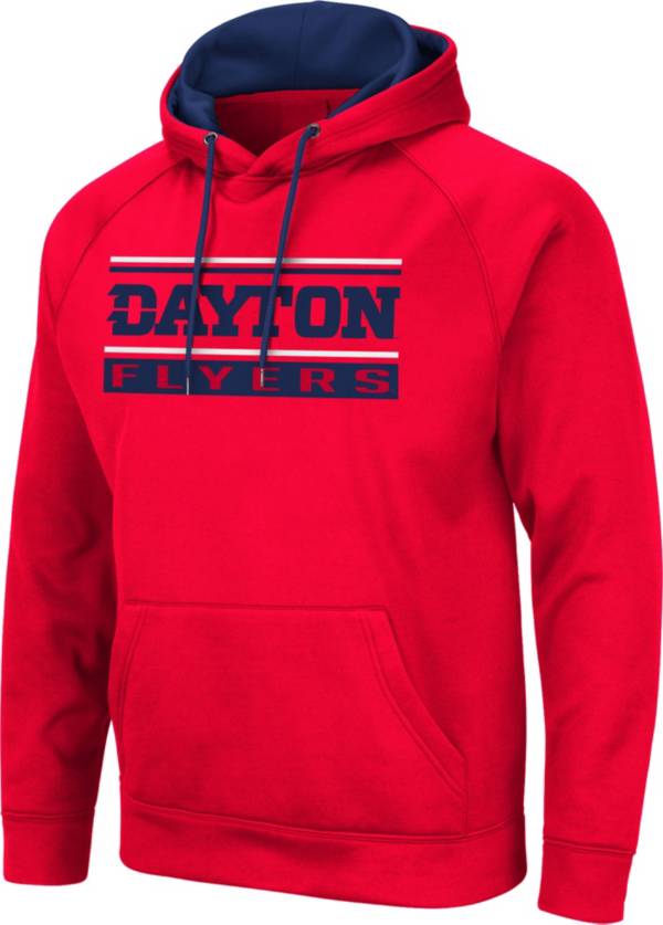 Colosseum Men's Dayton Flyers Red Pullover Hoodie