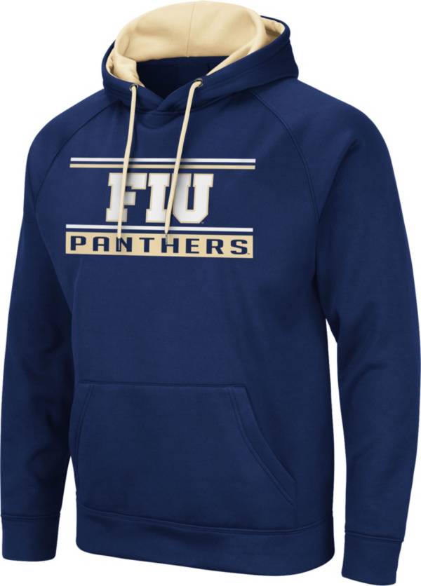 Colosseum Men's FIU Golden Panthers Blue Pullover Hoodie