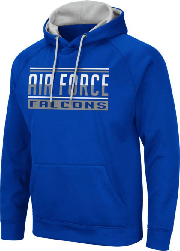 Colosseum Men's Air Force Falcons Blue Pullover Hoodie