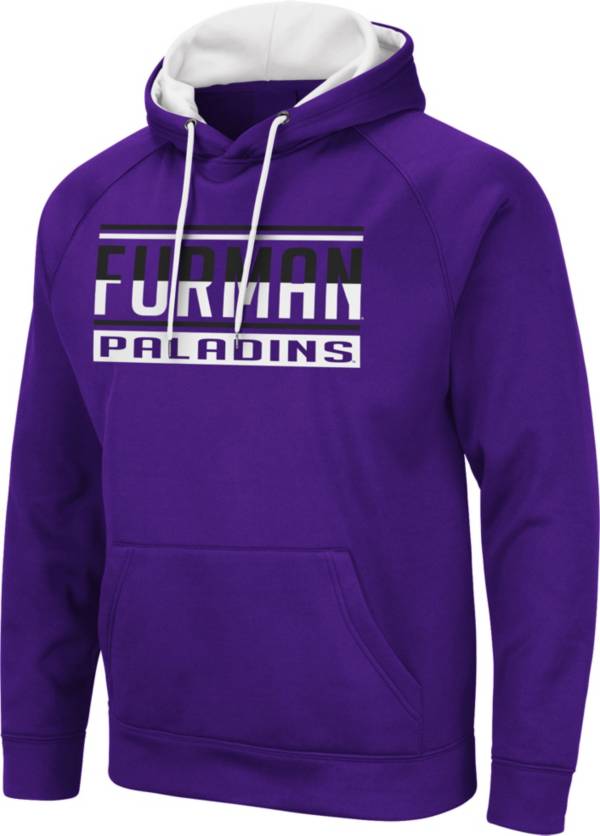 Colosseum Men's Furman Paladins Purple Pullover Hoodie
