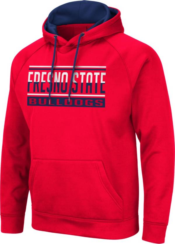 Colosseum Men's Fresno State Bulldogs Cardinal Pullover Hoodie