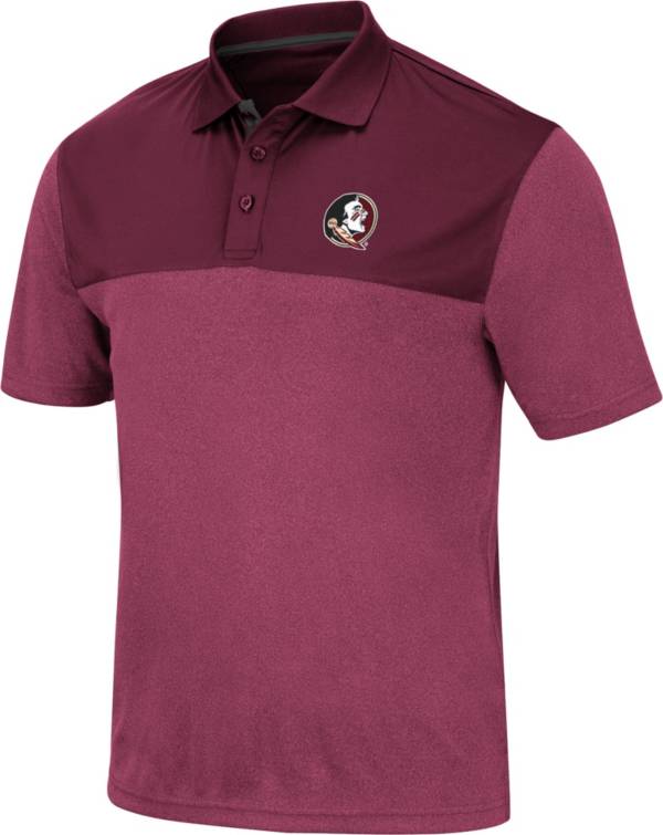 Colosseum Men's Florida State Seminoles Maroon Links Polo