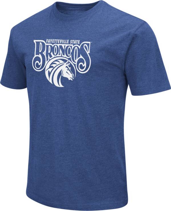 Colosseum Men's Fayetteville State Broncos Blue Dual Blend T-Shirt