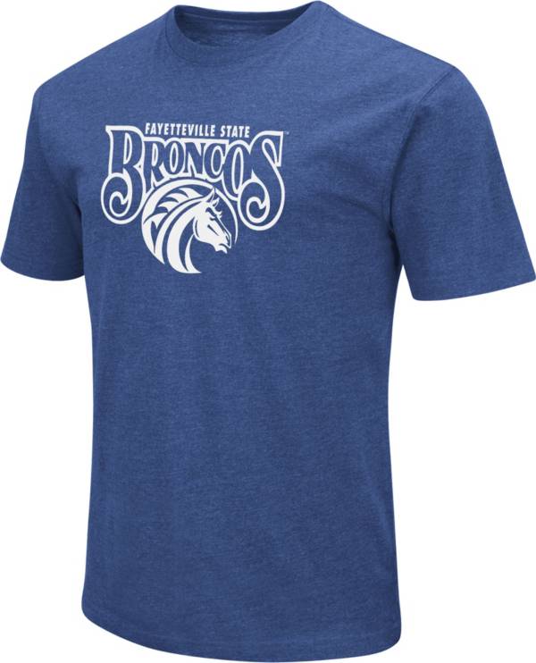 Colosseum Men's Fayetteville State Broncos Blue Dual Blend T-Shirt product image