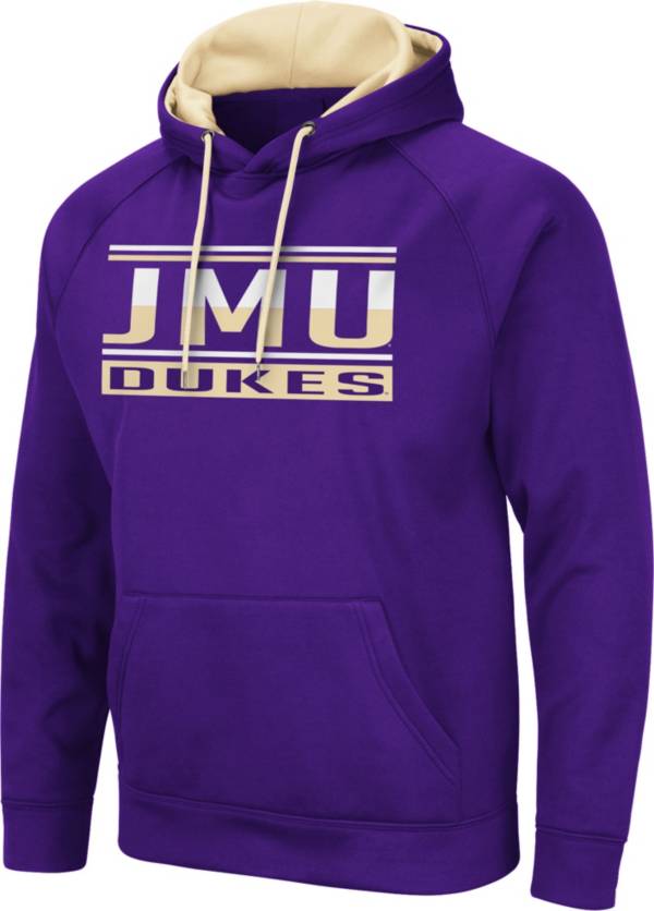 Colosseum Men's James Madison Dukes Purple Pullover Hoodie