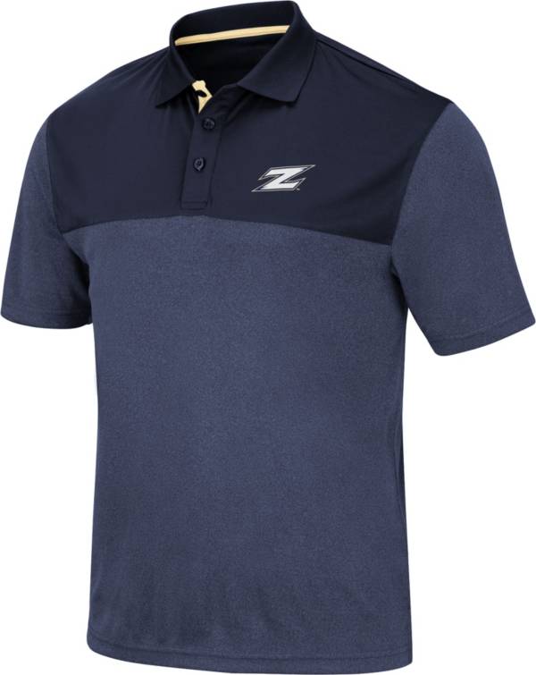 Colosseum Men's Akron Zips Navy Links Polo