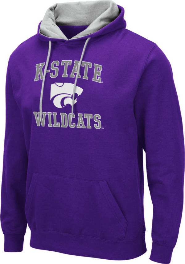 Colosseum Men's Kansas State Wildcats Purple Pullover Hoodie