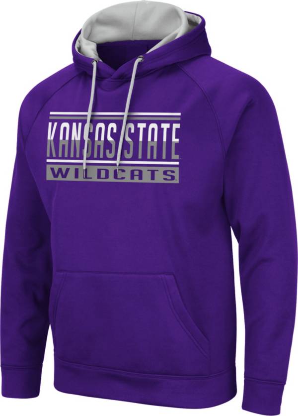 Colosseum Men's Kansas State Wildcats Purple Pullover Hoodie