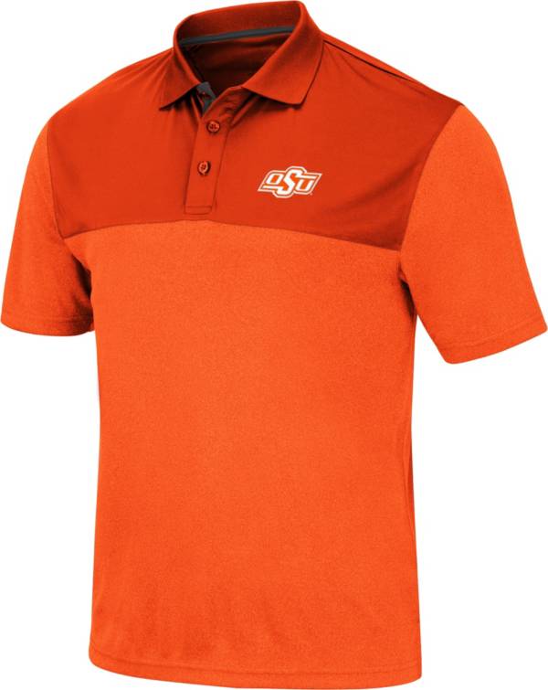 Colosseum Men's Oklahoma State Cowboys Orange Links Polo product image