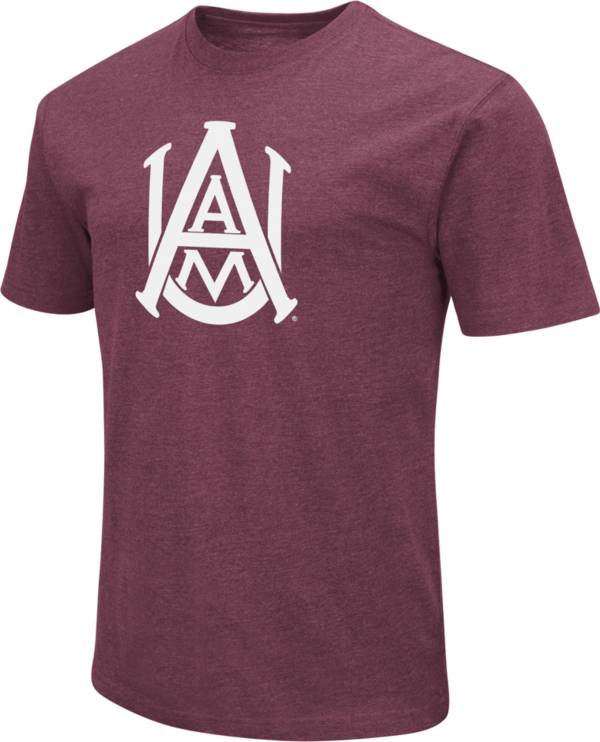 Colosseum Men's Alabama A&M Bulldogs Maroon Dual Blend T-Shirt product image