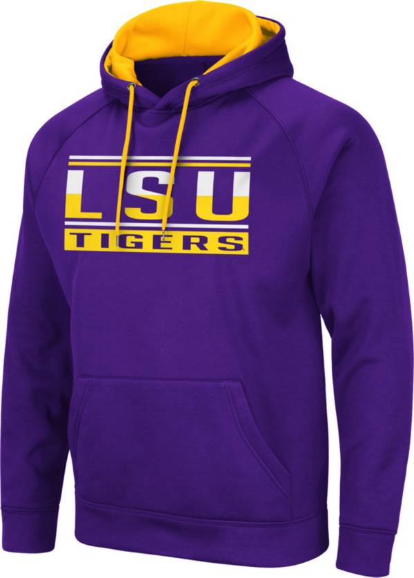 Colosseum Men's LSU Tigers Purple Pullover Hoodie