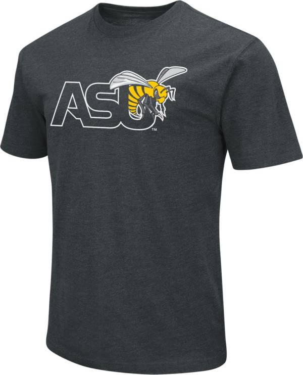 Colosseum Men's Alabama State Hornets Black Dual Blend T-Shirt product image