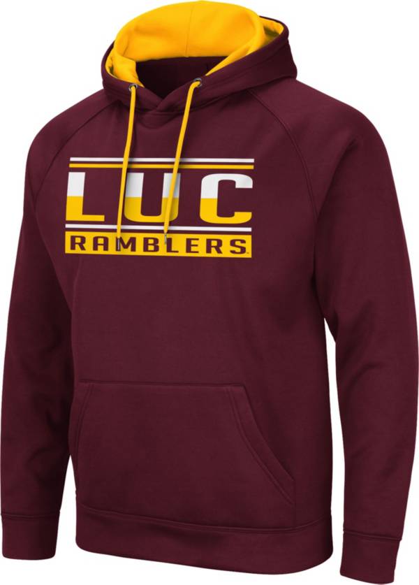 Colosseum Men's Loyola-Chicago Ramblers Maroon Pullover Hoodie