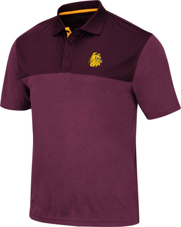 Colosseum Men's Minnesota-Duluth Bulldogs Maroon Links Polo