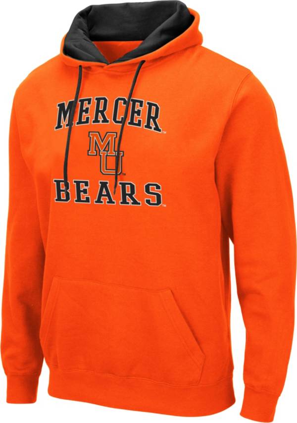 Colosseum Men's Mercer Bears Orange Pullover Hoodie